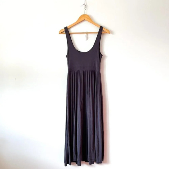 Aritzia Wilfred  Free Assonance Tank Midi Dress Grey Blue Size Small - Picture 3 of 7